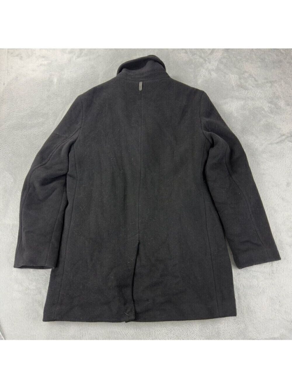 Mackage Dillon Black Wool Cashmere Blend Coat Medium - Picture 4 of 16